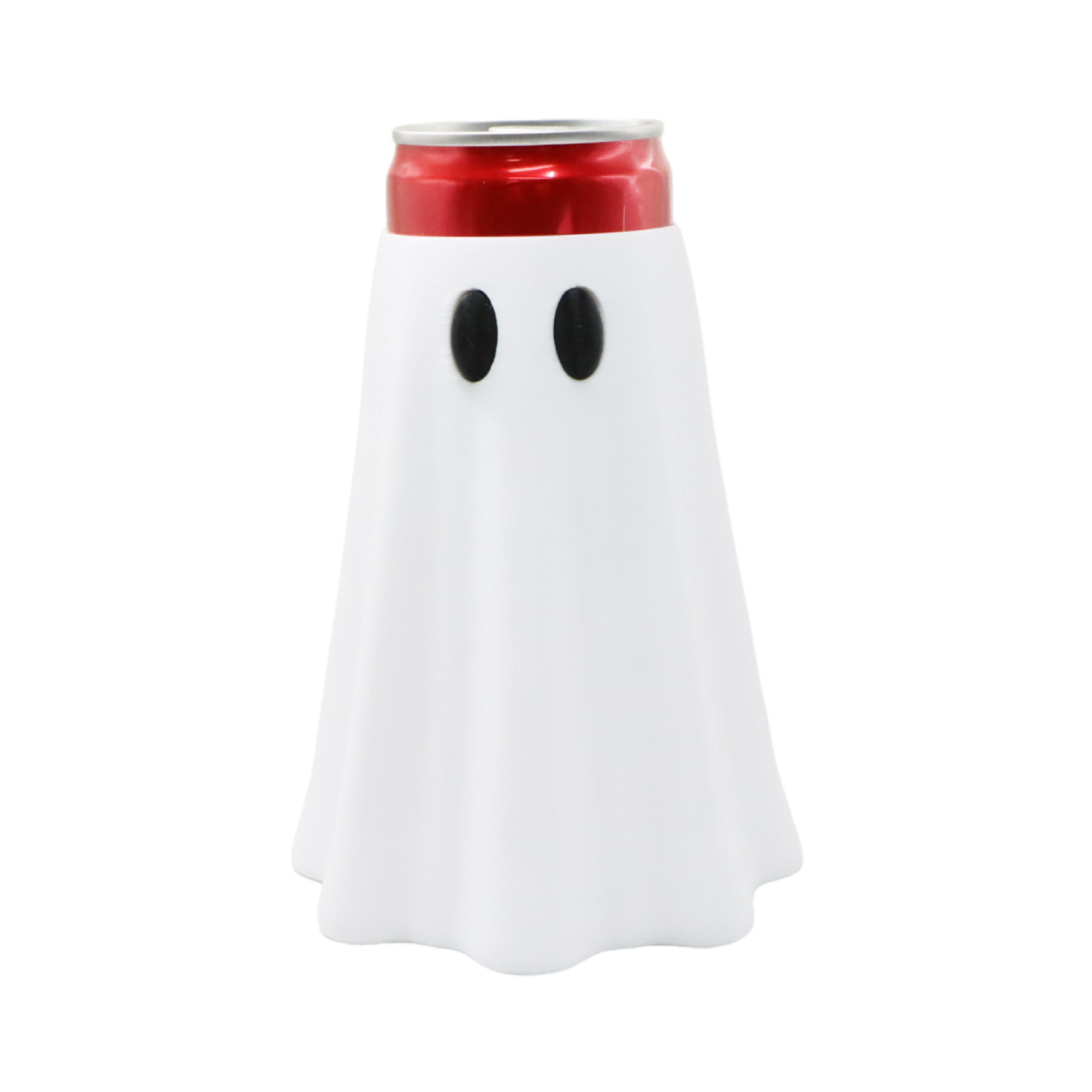 Halloween Ghost Can Holder – Spooky Ghost Drink Holder for 12oz Cans, PLA Halloween Cup Holder, Party Bar Decor - PhotoMoonLamp