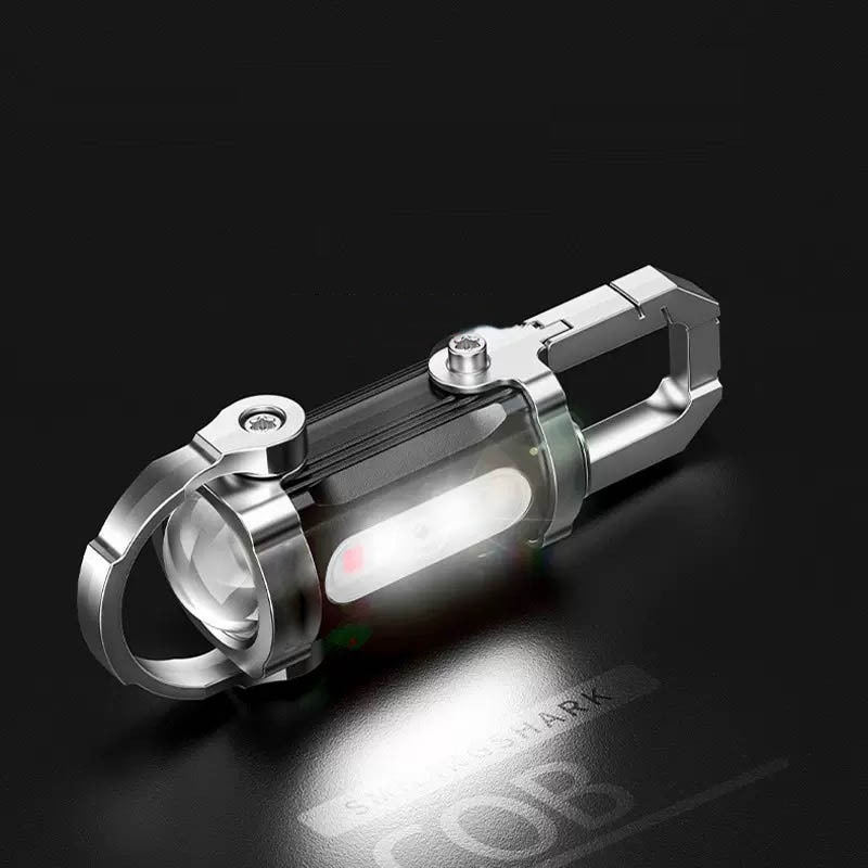 Portable Keychain Flashlight Outdoor Waterproof Multifunctional Ultra Small Mini Light