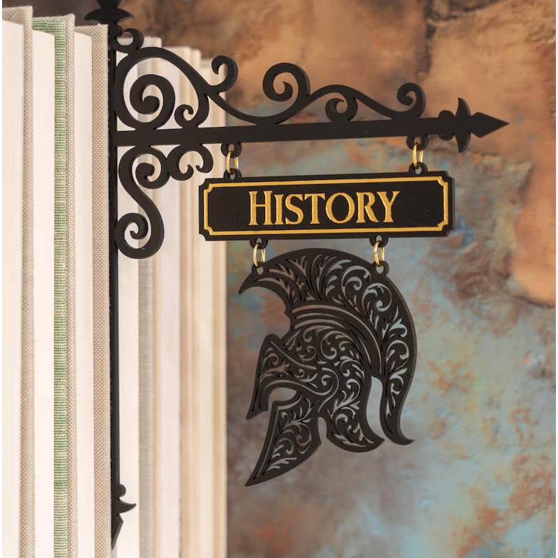 Handcrafted Bookshelf Dividers, Tavern Bookshelf Signs, Home Library Decor, Book Gift, Library Organizers, Reader Gift