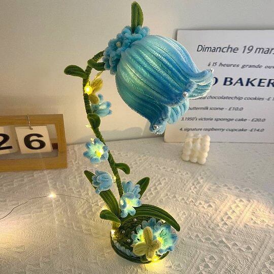 Pipe Lantern DIY Material Kit, Lily of the Valley Lantern, Desktop Ornament, Table Lamp, Glowing Lan