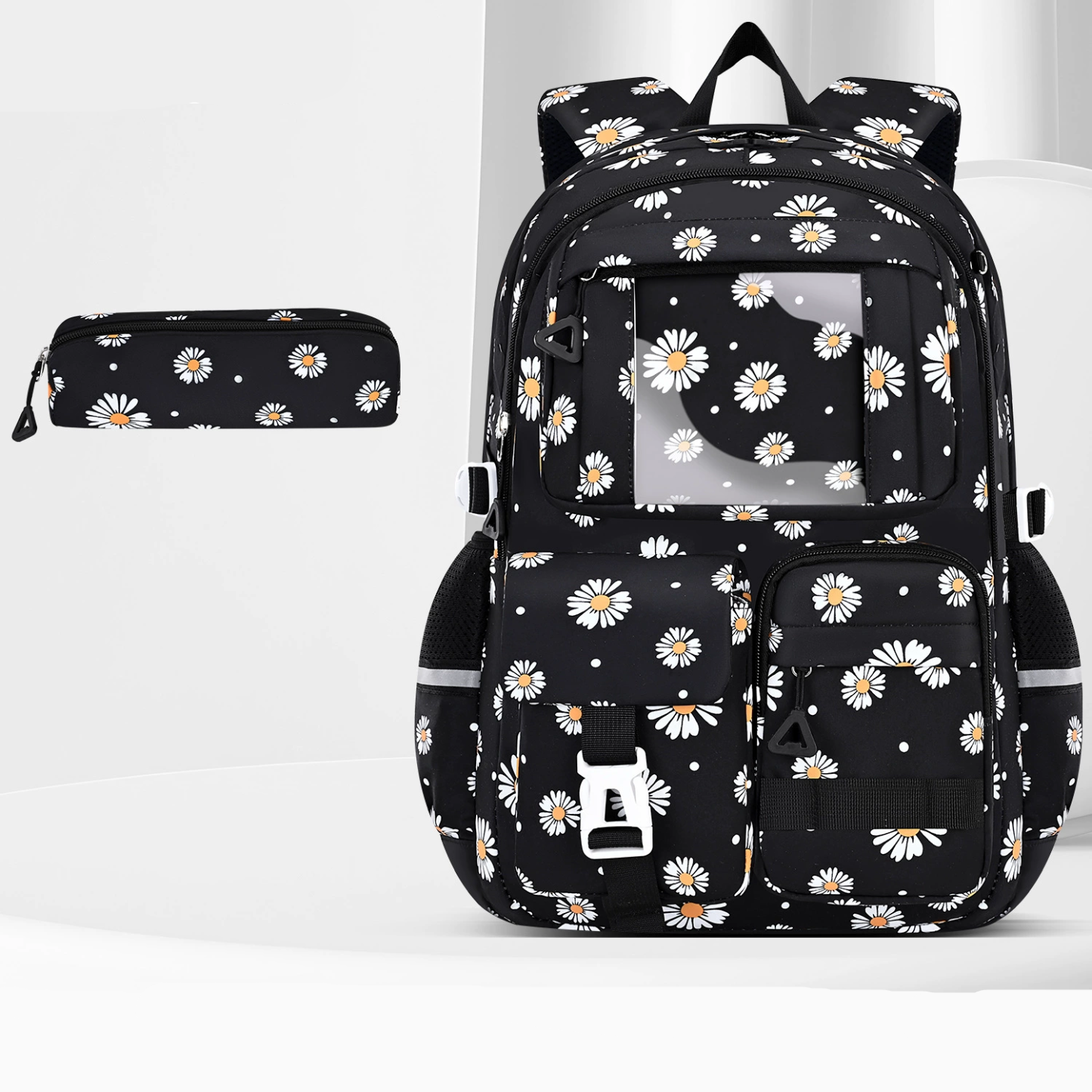 Fimibuke 3-in-1 School Backpack Set, Waterproof Bookbag with Lunch Bag & Pencil Case, Lightweight for School Girls Boys