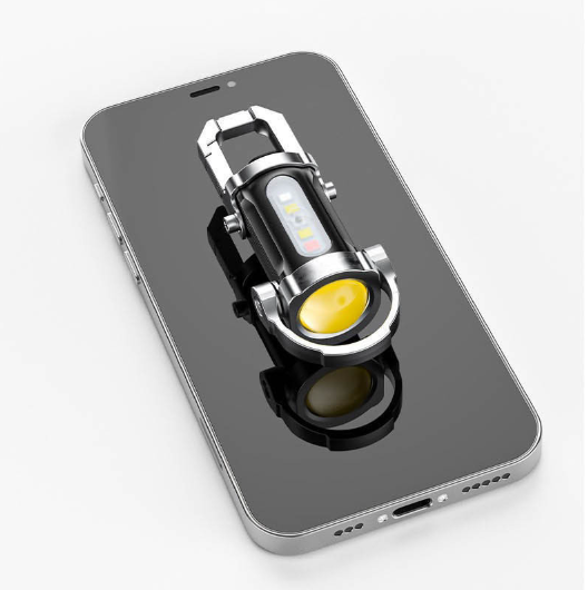 Portable Keychain Flashlight Outdoor Waterproof Multifunctional Ultra Small Mini Light
