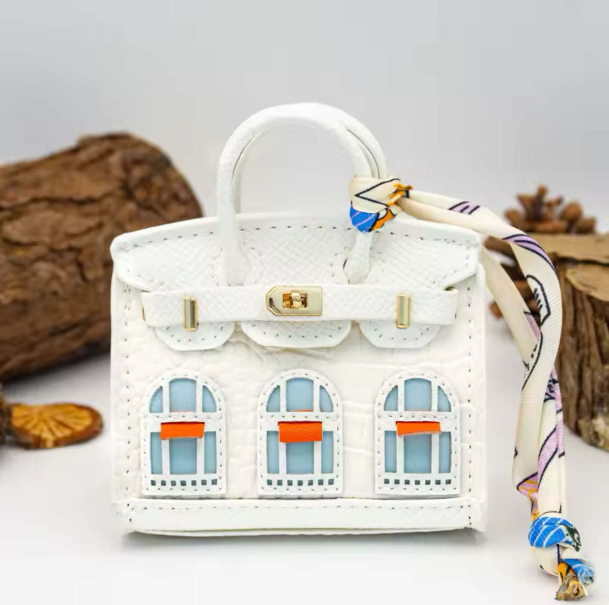Luxe Bag Charm Mini Bag - shaped Airpods Case Headphones Protective Case Gift for Her