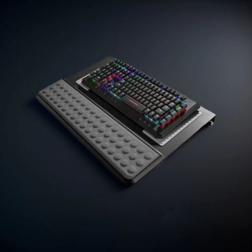 Computer Tilt Keyboard Stand with Comfort Keyboard Wrist Rest Fits All Keyboard Sizes