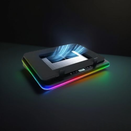 Gaming Laptop Cooling Pad - 4 Powerful Turbo Fans up to 16000 RPM