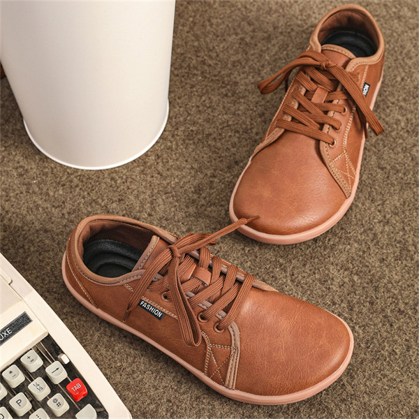Men's genuine leather light soft sole casual shoes-MENSZONES