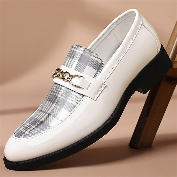 Men’s Genuine Leather Loafers | Slip-On Business Casual Shoes