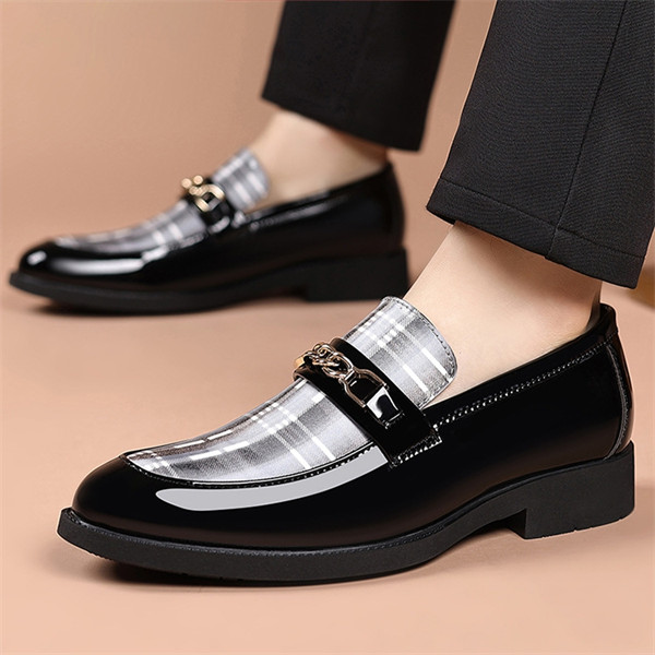 Men’s Genuine Leather Loafers | Slip-On Business Casual Shoes