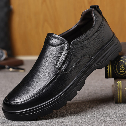 Premium Leather Men's Loafer | Handmade Slip-On Dress Shoes for Men | Genuine Leather Casual Shoes for Party Prom Wedding