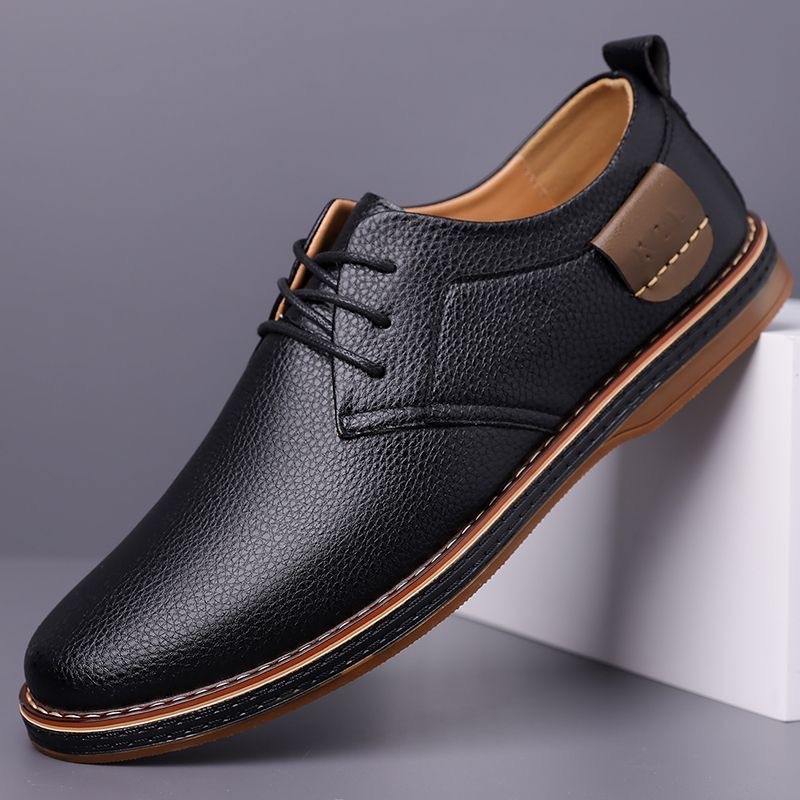 Men's genuine leather soft sole non-slip comfortable casual business shoes