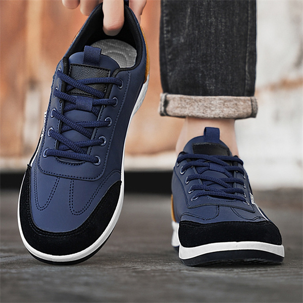 Men's genuine leather non-slip waterproof soft sole casual loafers