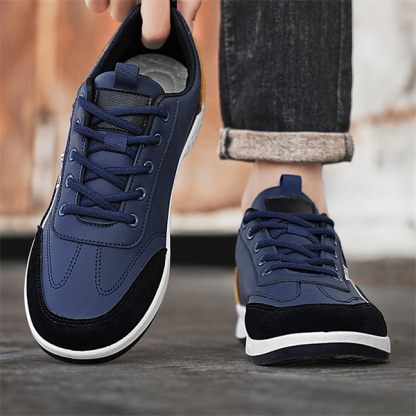 Men's genuine leather non-slip waterproof soft sole casual loafers