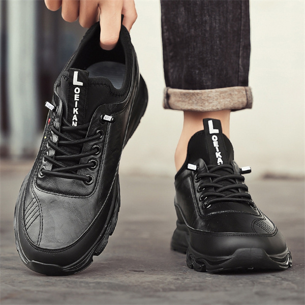 Men's genuine leather soft sole outdoor casual shoes