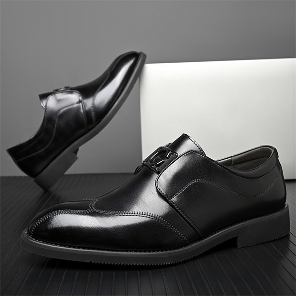 Men's Genuine Leather Soft Bottom Non-slip Casual Business Shoes