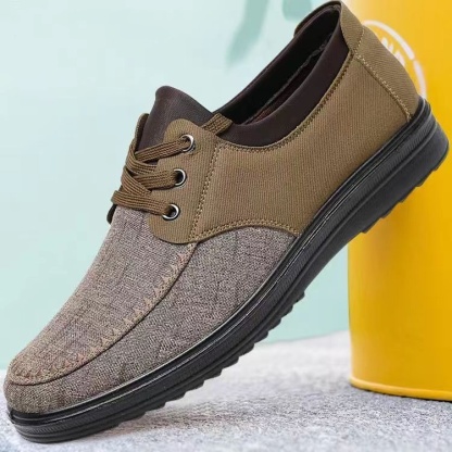 Men's Casual Lightweight Comfy Breathable Flat Slip On Loafers-MENSZONES