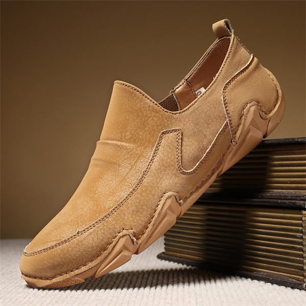 Men's genuine leather soft-soled casual loafers