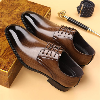 Men's leather comfortable soft sole casual business shoes