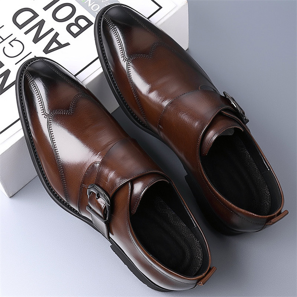 Men’s Genuine Leather Loafers | Slip-On Business Casual Shoes