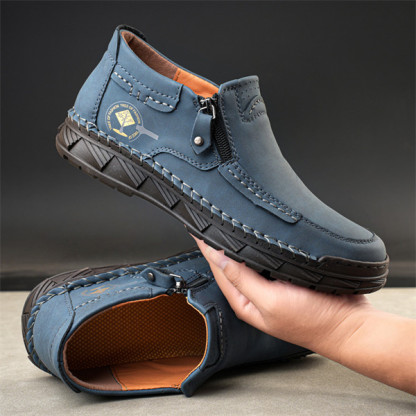 Premium Leather Men's Loafer | Handmade Slip-On Dress Shoes for Men | Genuine leather casual shoes suitable for outdoor leisure travel