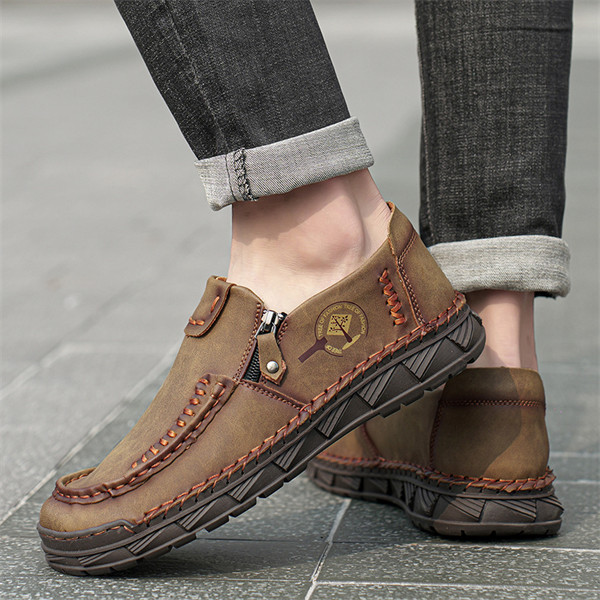 Premium Leather Men's Loafer | Handmade Slip-On Dress Shoes for Men | Genuine leather casual shoes suitable for outdoor leisure travel