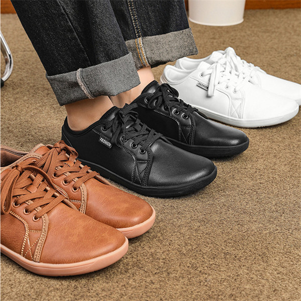 Men's genuine leather light soft sole casual shoes-MENSZONES