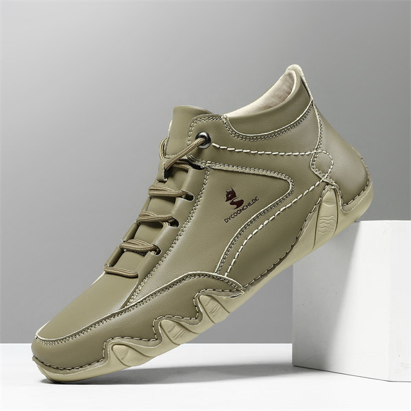 Men's Genuine Leather Non-slip Waterproof Casual Fashion Chucka Boots