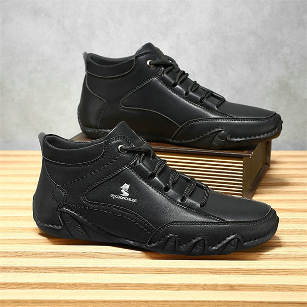 Men's Genuine Leather Non-slip Waterproof Casual Fashion Chucka Boots