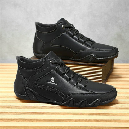 Men's Genuine Leather Non-slip Waterproof Casual Fashion Chucka Boots