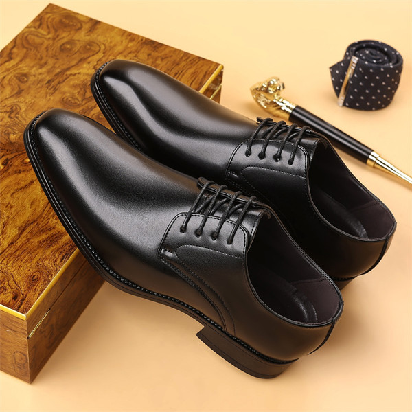 Men's leather comfortable soft sole casual business shoes