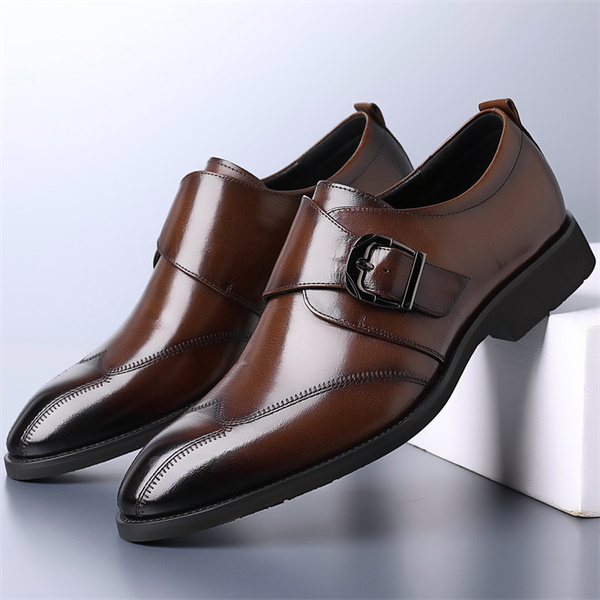 Men’s Genuine Leather Loafers | Slip-On Business Casual Shoes