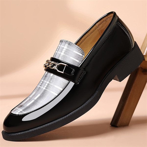 Men’s Genuine Leather Loafers | Slip-On Business Casual Shoes