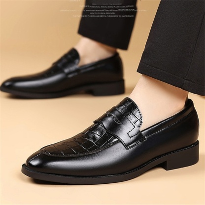 Premium Leather Men's Loafer | Handmade Slip-On Dress Shoes for Men | Genuine Leather Casual Shoes for Party Prom Wedding