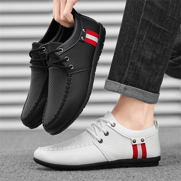 Men's genuine leather soft sole comfortable non-slip casual shoes