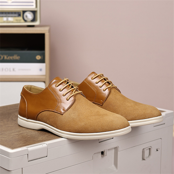 Men's suede soft-soled non-slip business casual loafers