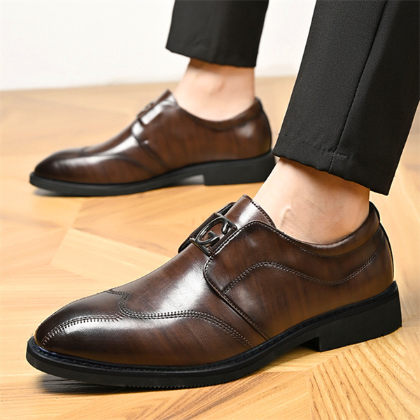 Men's Genuine Leather Soft Bottom Non-slip Casual Business Shoes