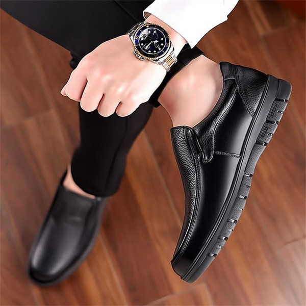 Premium Leather Men's Loafer | Handmade Slip-On Dress Shoes for Men | Genuine Leather Casual Shoes for Party Prom Wedding-MENSZONES