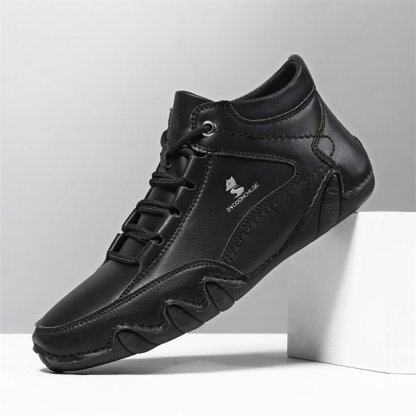 Men's Genuine Leather Non-slip Waterproof Casual Fashion Chucka Boots