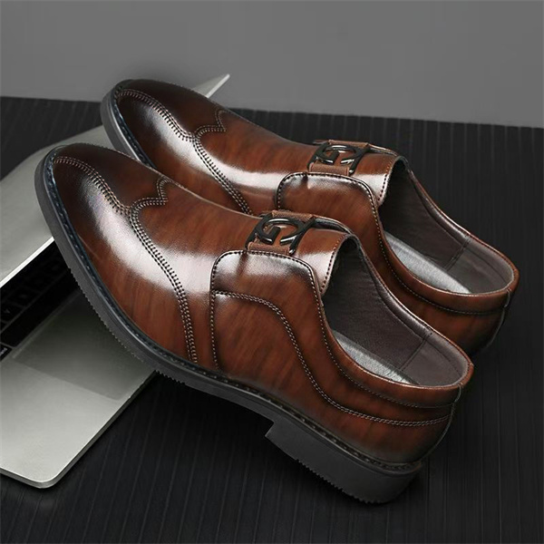 Men's Genuine Leather Soft Bottom Non-slip Casual Business Shoes