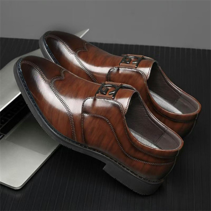 Men's Genuine Leather Soft Bottom Non-slip Casual Business Shoes