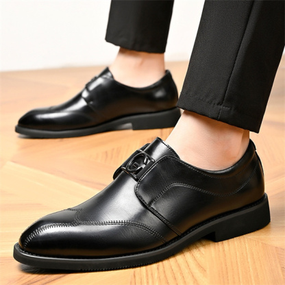 Men's Genuine Leather Soft Bottom Non-slip Casual Business Shoes