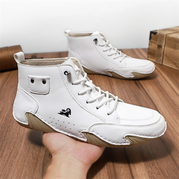 Men's genuine leather soft-soled non-slip outdoor casual shoes
