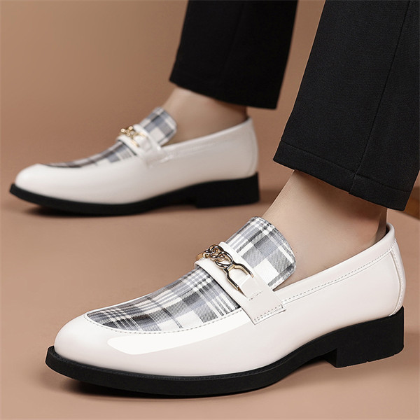 Men’s Genuine Leather Loafers | Slip-On Business Casual Shoes