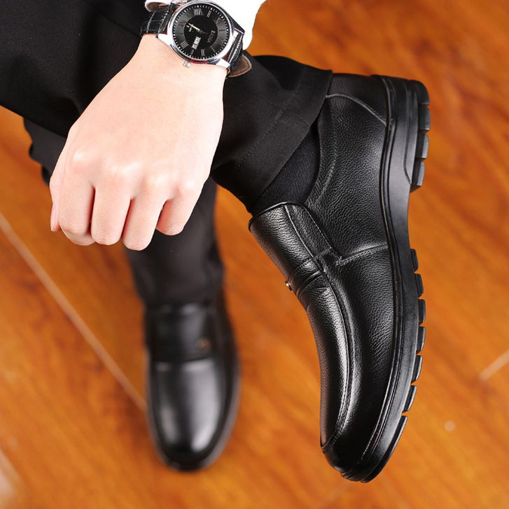 Men's Genuine Leather Fashion Casual Loafers-MENSZONES