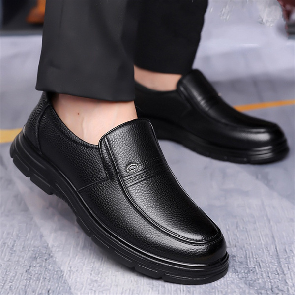 Premium Leather Men's Loafer | Handmade Slip-On Dress Shoes for Men | Genuine Leather Casual Shoes for Party Prom Wedding-MENSZONES
