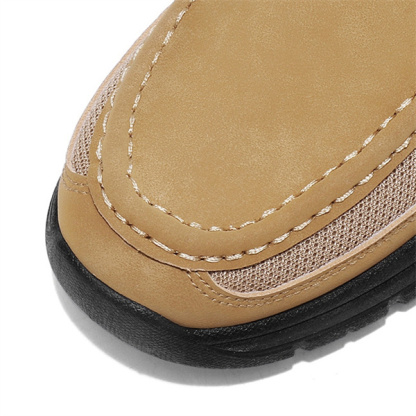 Men's leather soft sole comfortable fashion casual loafers