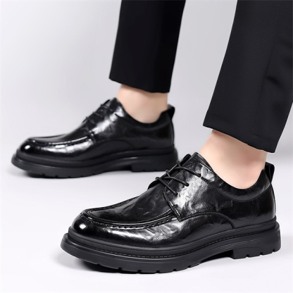 Men's leather comfortable casual business shoes-MENSZONES