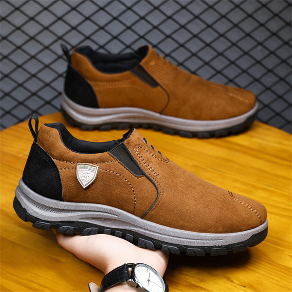 Men's leather comfortable outdoor casual shoes-MENSZONES