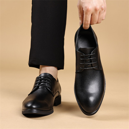 Men's leather comfortable soft sole casual business shoes