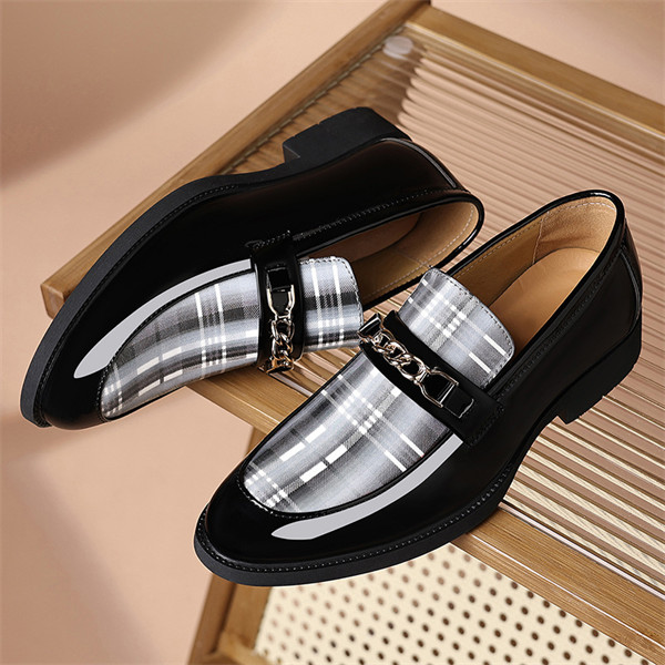 Men’s Genuine Leather Loafers | Slip-On Business Casual Shoes