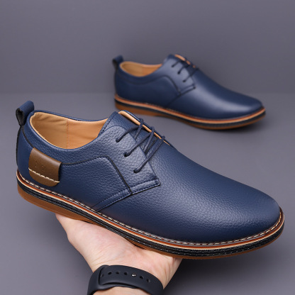 Men's genuine leather soft sole non-slip comfortable casual business shoes